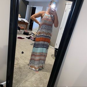 Pattern Maxi Dress